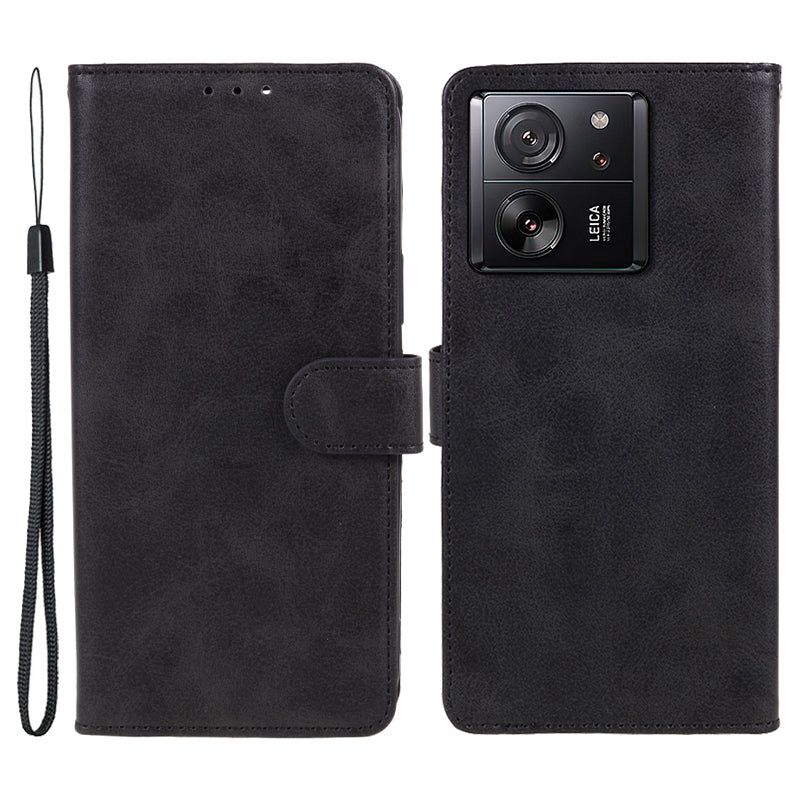PU Leather Phone Cover for Xiaomi 13T / 13T Pro / Redmi K60 Ultra Case Wallet Stand Shell - Red PU Leather Phone Cover for Xiaomi 13T / 13T Pro / Redmi K60 Ultra Case Wallet Stand Shell - Red